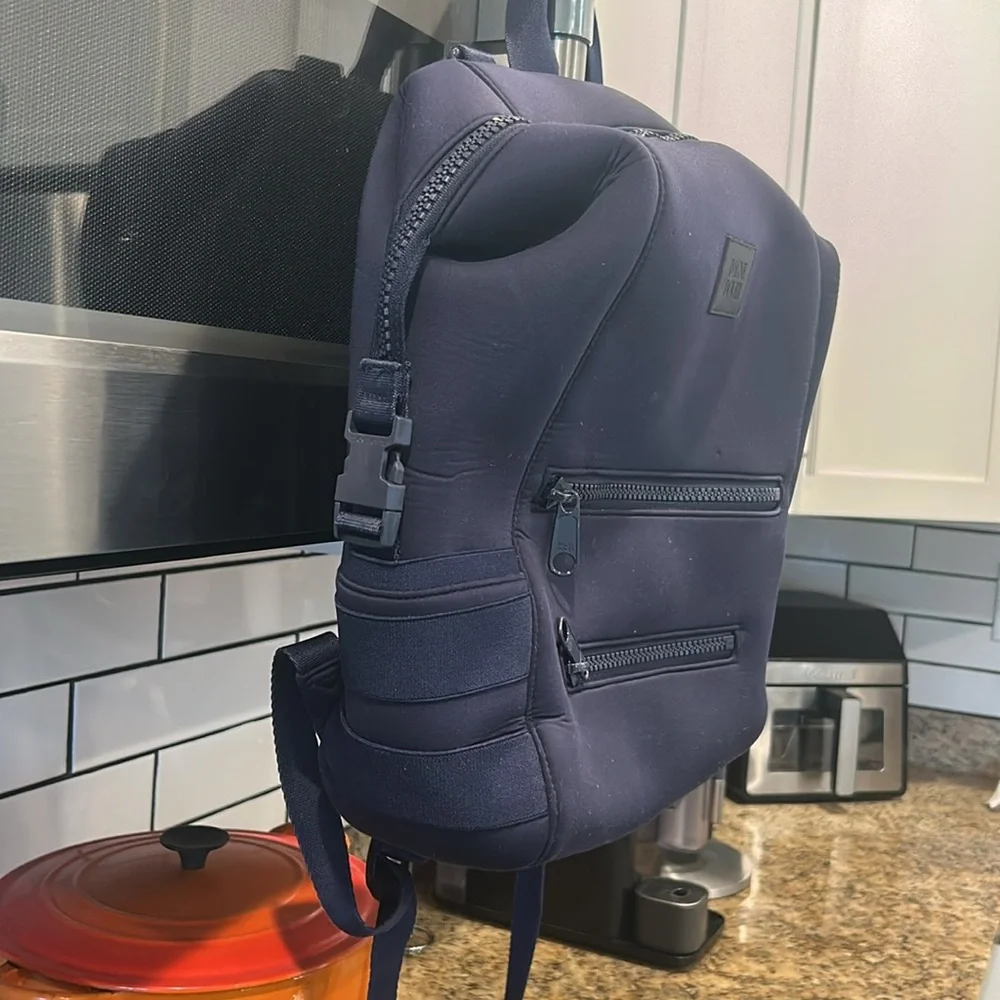 Navy Dagne Dover Indi Neoprene diaper backpack bag  accessories Blue